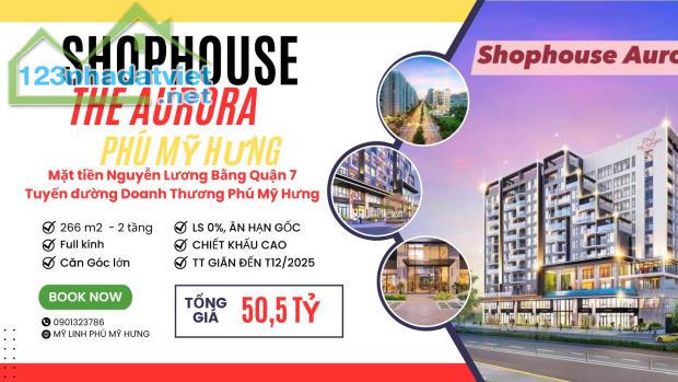 Sở Hữu Shophouse Căn Góc Đẹp Nhất Phú Mỹ Hưng – Giá Chỉ 50,5 Tỷ, Thanh Toán Chỉ 20% Trong - 1