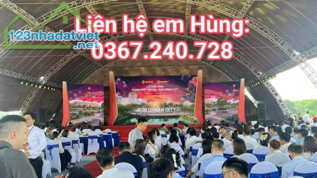 DỰ ÁN ĐẠI ĐÔ THỊ THÀNH PHỐ ÁNH SÁNG VÀ THỜI ĐẠI - SUN URBAN CITY HÀ NAM. Liên hệ: - 2