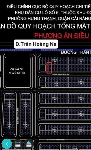 🌱 Bá.n nền số đường D25 KDC Hồng Loan 6A, Phường Hưng Thạnh, Q Cái Răng, TP Cần Thơ. - 1