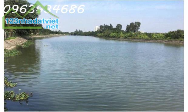 Cần tiền bán nhanh lô đất 698,8m2 T,tâm Q. An Dương, Hải Phòng view sông, giá chỉ 2,5tr/m2 - 4