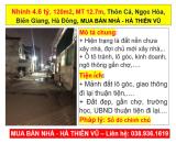 Nhỉnh 4.6 tỷ, 120m2, MT 12.7m, Thôn Cả, Ngọc Hòa, Biên Giang, Hà Đông,HÀ THIÊN VŨ