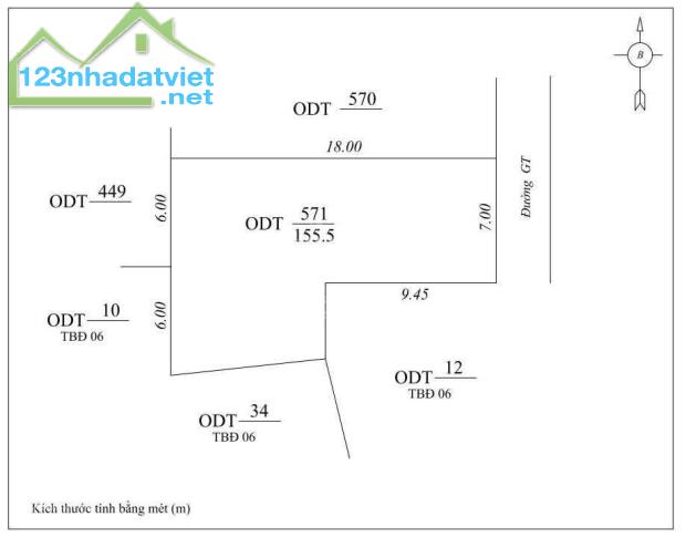 Cần tiền bán đất chính chủ 100%, ngay trung tâm thị trấn Diễn Châu.