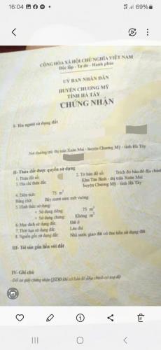 CC GỬI BÁN 75M2 ODT TẠI TÂN BÌNH XUÂN MAI ĐƯỜNG RỘNG 10M GIẢ NHỈNH 2 TỶ - 2