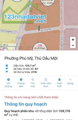 Chính chủ cần bán lô đất đẹp phường Phú Mỹ, tp Thủ Dầu Một, tỉnh Bình Dương - 2