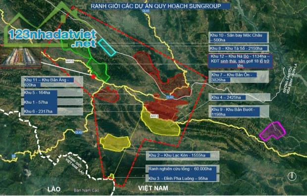 Mở bán đợt 1 Biệt thự - Liền kề Dự án Panacea Hill Mộc Châu