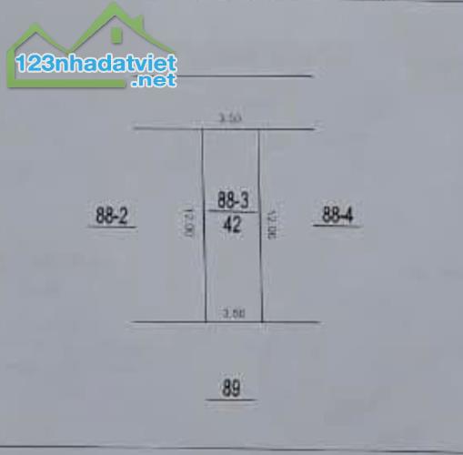 Chính chủ bán đất An Khánh, ô tô đỗ cửa, ngõ thông 42m2 x mt 3.5m giá 3.6 tỷ - 2