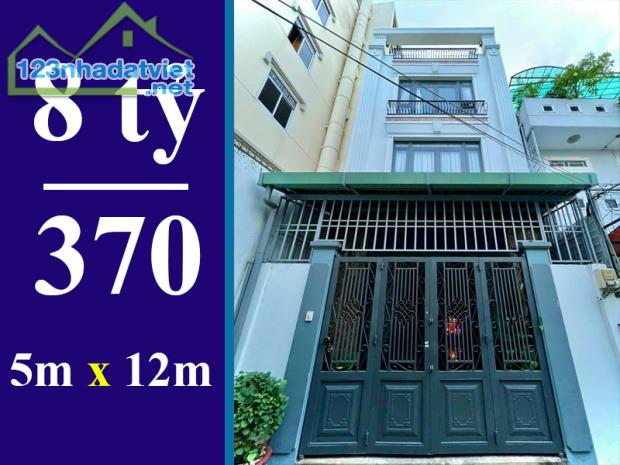 bán nhà hẻm nguyễn thị thập quận 7. dt: 5 x 12m, 2 lầu, sân thượng