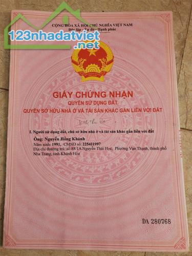 NHÀ ĐẸP- GIÁ TỐT  - Cần bán nhanh tại Phường Vạn Thạnh, Nha Trang, Khánh Hòa