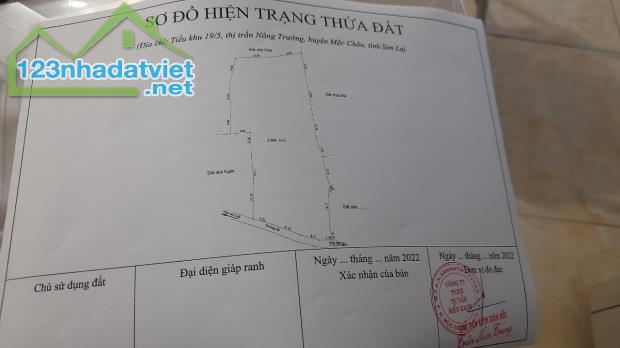 Bán Mảnh Đất Lý Tưởng Tại Trung Tâm TT Nông Trường Mộc Châu, View Thung Lũng, Phù Hợp Kinh