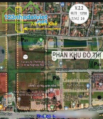 Bán Lô 114 m Đấu Giá X9 Cán Khê- Nguyên Khê- Đông Anh, Hà Nội, Gần Lê Hữu Tựu, Giá Siêu Rẻ - 2