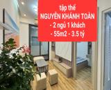 tập thể NGUYỄN KHÁNH TOÀN - 2 ngủ 1 khách - 55m2 giá 3,5 tỷ - 0859990768