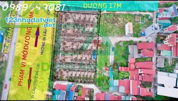 Bán đất đấu giá Sáp Mai Võng La Đông Anh 69,1m2 gần cầu Thượng Cát