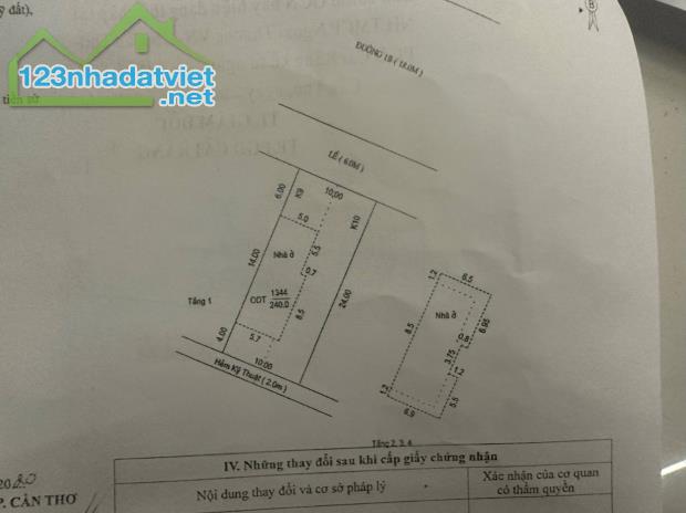 BÁN NHÀ BIỆT THỰ ĐƯỜNG 1B, KHU VHTĐ, P HƯNG THẠNH, QUẬN CÁI RĂNG - 1