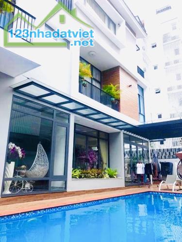 Bán Biệt Thự Hồ Bơi Đường Xuân Thủy,Quận 2,DT16x24=380m2-Trệt 2 Lầu Sân Thượng-Giá 100 Tỷ - 1