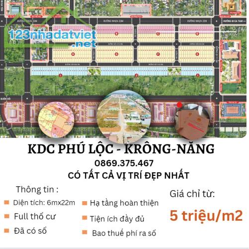 Cần ra nhanh lô đất ngay ủy ban xã Phú Lộc - Krông Năng, vị trí cực đẹp - 3