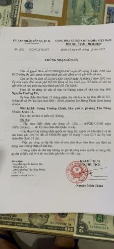 Bán Đất Đường Trường Chinh P.tân Hưng Thuận Quận 12 Hồ Chí Minh, có Sẵn Sổ Đỏ - 3