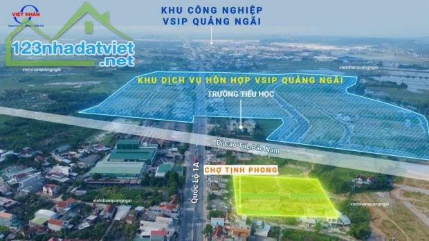 Bán Nhanh Lô Đất Nền VSIP ngay cổng khu đô thị dịch vụ hỗn hợp VSIP Quảng Ngãi - 3