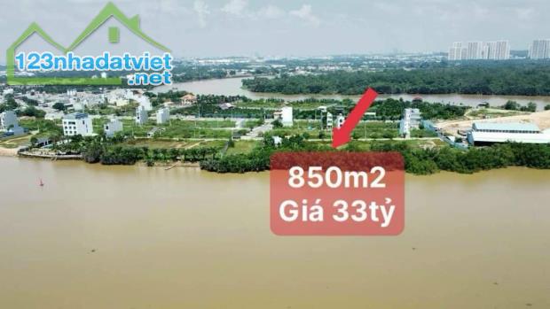 900m2 Đất Mặt Sông Q9 Có Thổ Chỉ 32tỷ980 (Giảm 20%) Ngang 18m View Sông Đảo Kim Cương Quận