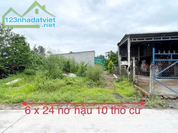 chỉ 1ty150 đất 193m2 shr 6x24m hậu 10m full thổ 1 xẹt lục viên - 1