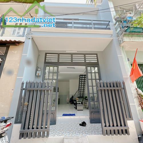 Nhà mới hẻm đường số 14A p BHH A, Bình Tân dt 40m2 1 lầu 2pn 2wc giá 3ty530 - 5