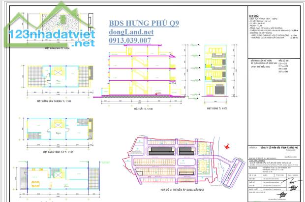 200 Lô KDC Hưng Phú Quận 9 6x22=360m2 Sàn Đường 16m Chỉ 7tỷ500 Sát Liên Phường về Quận 2 ầ - 3