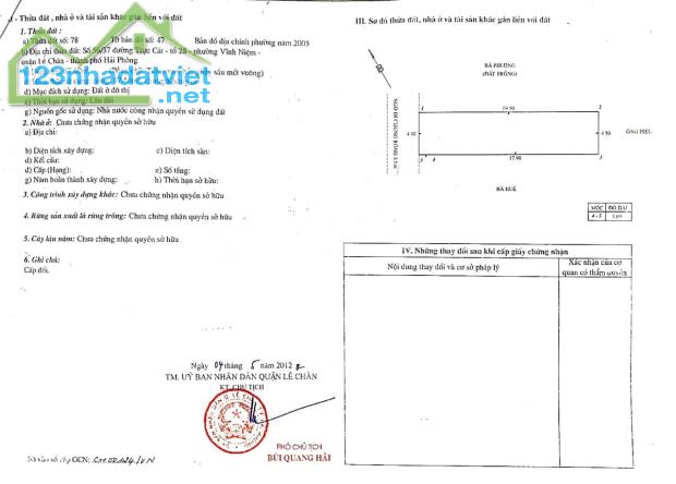 Bán đất diện tích 176m MT9m lô góc siêu đẹp GIÁ 7.8 tỉ tại Thiên Lôi - Trực Cát - 1