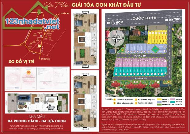 Đất thổ cư khu dân cư kinh doanh sầm uất tại Châu Thành