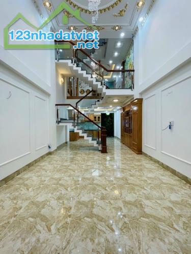 NHÀ MỚI XÂY BTCT 5 TẦNG 80M2 HẺM XE TẢI THÔNG 1 SẸC ĐƯỜNG SỐ 5