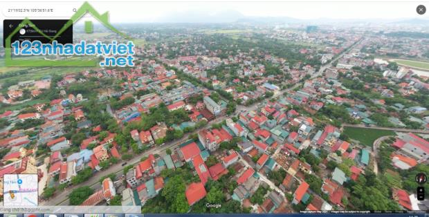 Bán đất mặt phố Hùng Vương, Đồng Tâm. DT 185m2. Giá 15 tỷ
