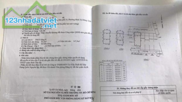 Bán nhà 3 lầu và kho sản xuất đường Phan Anh 321m2 giá 22,5 tỷ đã tách ra 5 sổ - 2