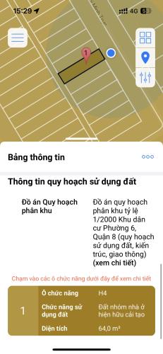 KHU PHÂN LÔ - NGAY CẦU NHỊ THIÊN ĐƯỜNG, Q8 - Đg 10M VỈA HÈ - 4X16M - 7 T.Ỷ NHỈNH - 1