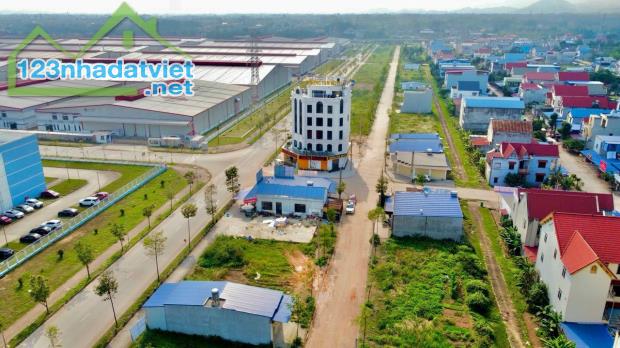 100m2 đất đấu giá 2 mặt tiền đối diện KCN yên bình thái nguyên giá giảm sâu chỉ từ 2ty - 1