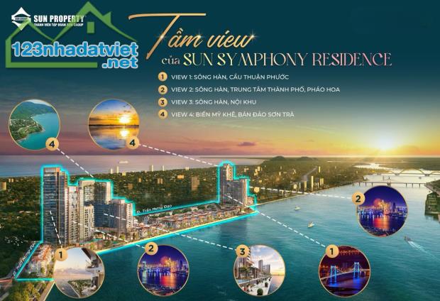 Booking giữ chỗ ưu tiên Sun Symphony Residense Đà Nẵng, giá chỉ từ 65tr/m2 - 1