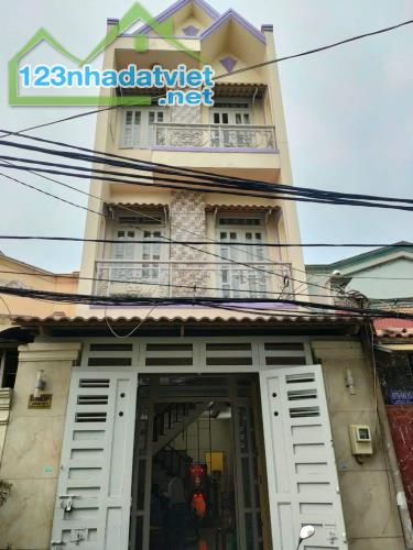 BÁN NHÀ 3 TẦNG HẺM 879 HƯƠNG LỘ 2 QUẬN BÌNH TÂN, Ô TÔ ĐẬU TRƯỚC NHÀ 24/7 - 4