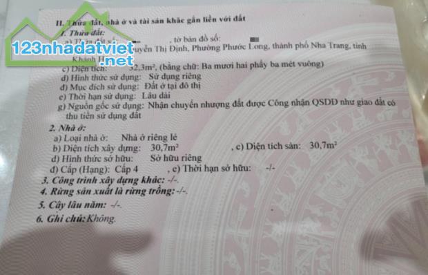 Bán nhà mặt tiền đường Nguyễn Thị Định, Phước Long  giá rẻ 2 tỷ 100 triệu - 1