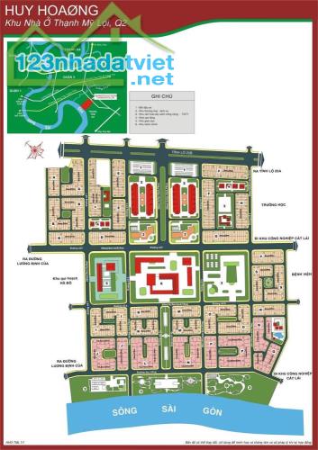 Bán đất biệt thự đường 69A, dự án Huy Hoàng, phường Thạnh Mỹ Lợi, Q2,TPHCM - 1