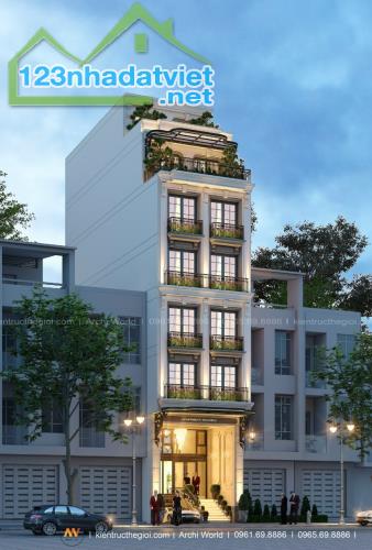 Cho thuê tòa nhà văn phòng mặt phố Tuệ tĩnh – Tô hiến thành, DT: 160m2 x 9 tầng,
