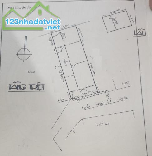 1 Đời chủ bán nhà HXH 8m Nguyễn Văn Đậu, Phan Văn Trị, 6.3x17.5m, 2 Tầng cũ, 15.9 tỷ.