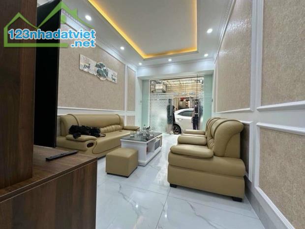 Bán nhà Ngọc Thuỵ, diện tích 45 X 5 Tầng, ô tô tránh, 2 mặt ngõ, sát mặt phố, dòng tiền tố - 3