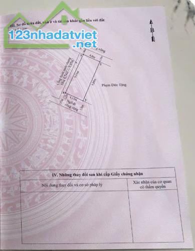 Bán gấp đất đường Hùng Vương, Hồng Bàng, HP. 1,35 tyr, 40m2, ngõ nông. - 5