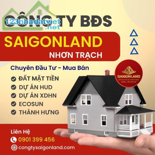 Saigonland Nhơn Trạch - Mua bán Đất Nền Nhơn Trạch - Đất nền sân bay Long Thành - Vùng