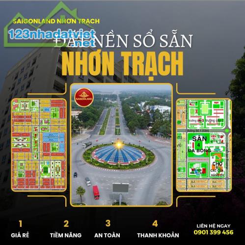 Có nên đầu tư đất nền sổ sẵn dự án Hud XDHN Nhơn Trạch - Saigonland Nhơn Trạch - 1