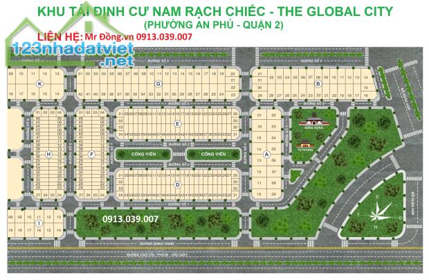 100m2 Nam Rạch Chiếc View Cánh Đồng Diều Global City 16tỷ450 Kinh Doanh Tốt - 3