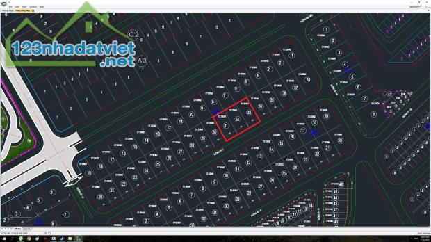 BÁN LÔ BIỆT THỰ A5 KĐT VỰNG ĐÂNG,P.YẾT KIÊU. DT:300M2,MT:12M.H:ĐÔNG NAM