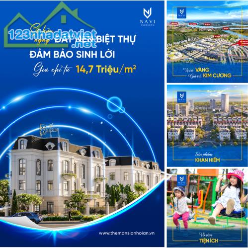 Chỉ 14.7 tr/m2 giỏ hàng đẹp mới ra mắt The Mansion Hội An - Phân khu trung tâm Chợ Lai Ngh - 5