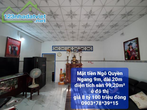 Bán nhà cấp 4 Mặt Tiền đường Ngô Quyền phường 4 TP Trà Vinh - 5