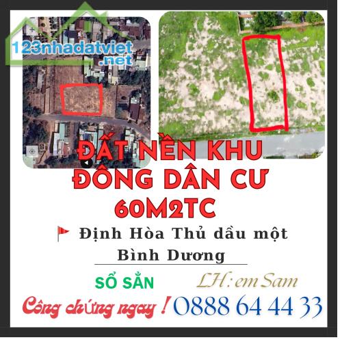 BÁN ĐÁT NÊN 177M2  ĐƯỜNG NHỰA 6.5M THỔ CƯ 60M2 GẦN BV PHƯƠNG CHI KHU ĐÔNG DÂN CƯ SỎ SẲN - 4