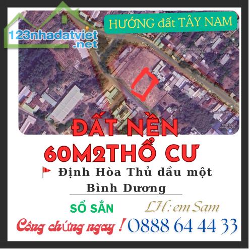 BÁN ĐÁT NÊN 177M2  ĐƯỜNG NHỰA 6.5M THỔ CƯ 60M2 GẦN BV PHƯƠNG CHI KHU ĐÔNG DÂN CƯ SỎ SẲN - 3