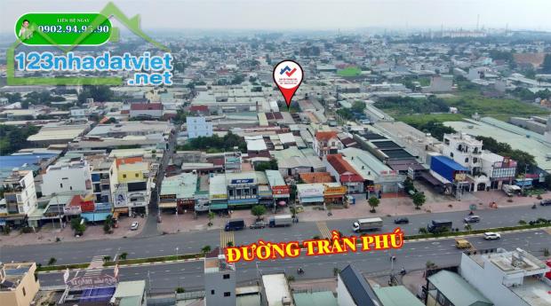 Cần Bán thửa đất Nhơn Trạch 585m2 có sẵn 200m2 Thổ Cư nằm sau đường Trần Phú Bến Cam xã