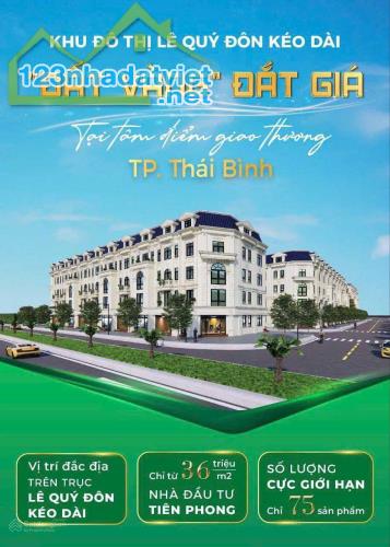 Glory Downtown thái bình - Đất nến đường Lê Quý Đôn kéo dài Trần Lãm Thành Phố Thái Bình - 1